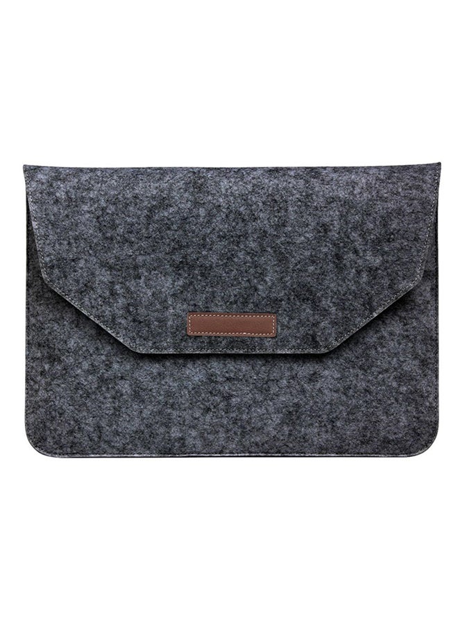 Wool Felt Envelop Sleeve Case Bag Pouch Cover For Apple Macbook Air 13 13.3 Inch Grey