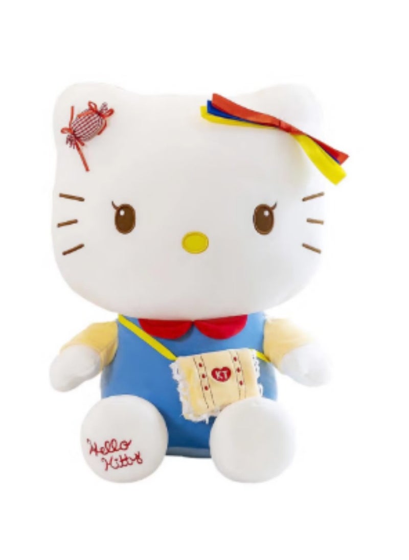 Kawaii Kitty Plush Toys, 13 inch Cute Kitty Stuffed Animals Toys (Blue)