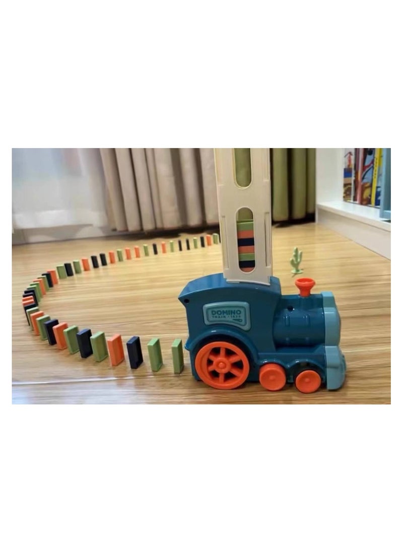 Fun Domino Train Game: An interactive game to launch pieces and enhance children's creativity and thinking!