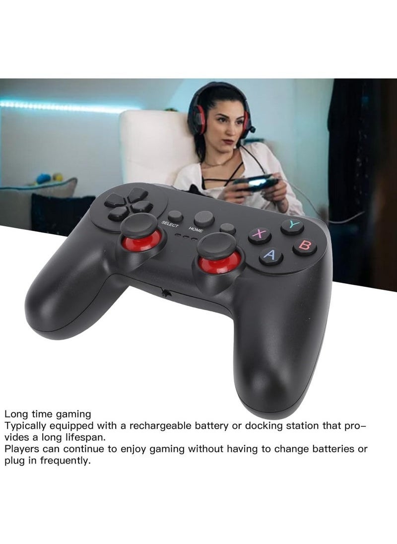 2.4G Wireless Controller, Wireless Joysticks, With Rechargeable Batteries, For PCs, Consoles, Mobile Devices