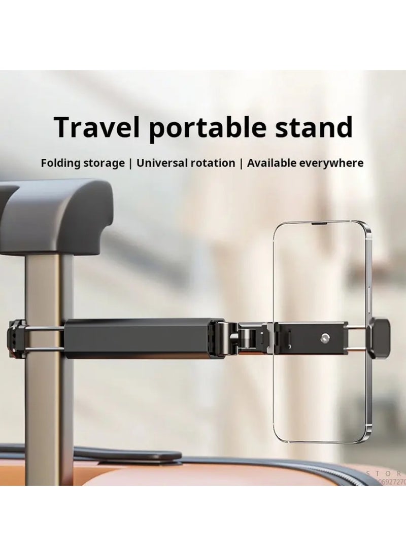 Clip-On Phone Holder 360° Rotatable, Portable Universal Phone Stand for Desk, Tables