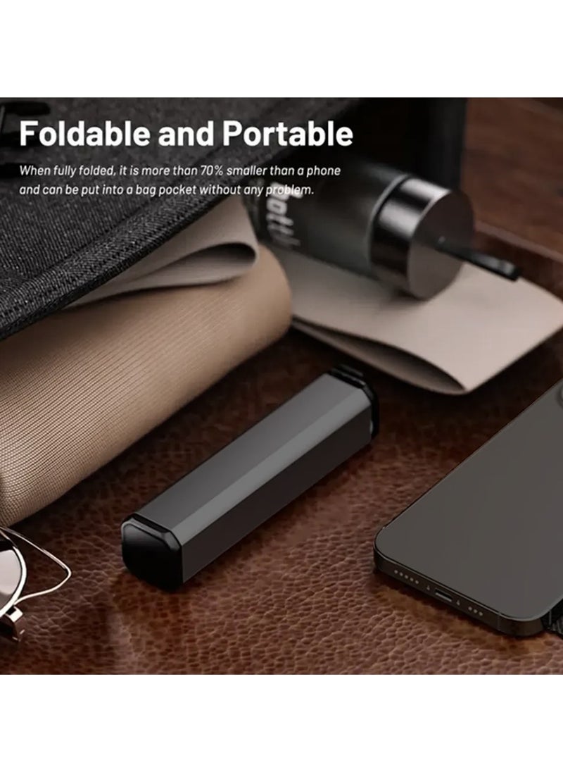 Clip-On Phone Holder 360° Rotatable, Portable Universal Phone Stand for Desk, Tables