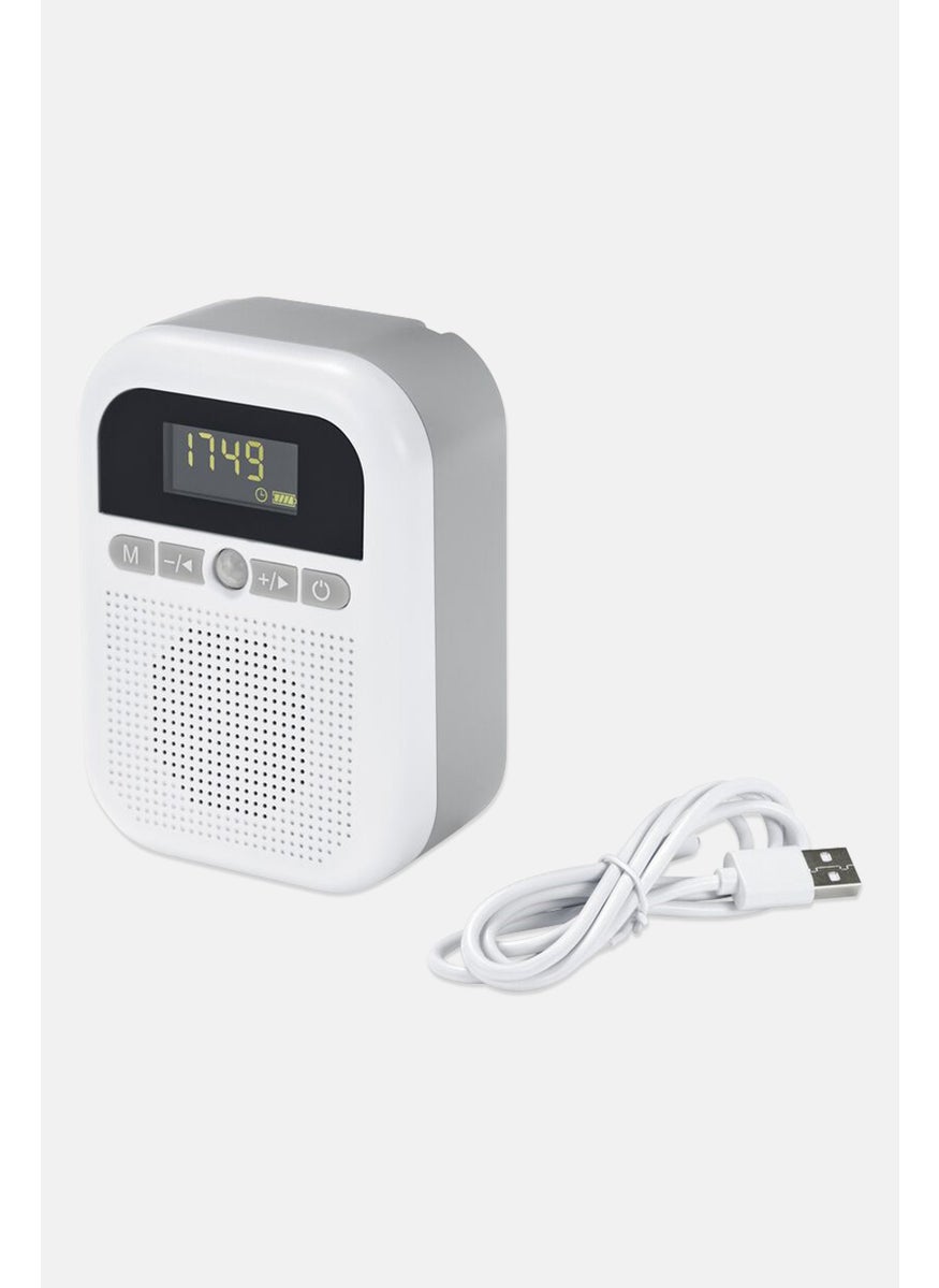Bathroom Radio, White