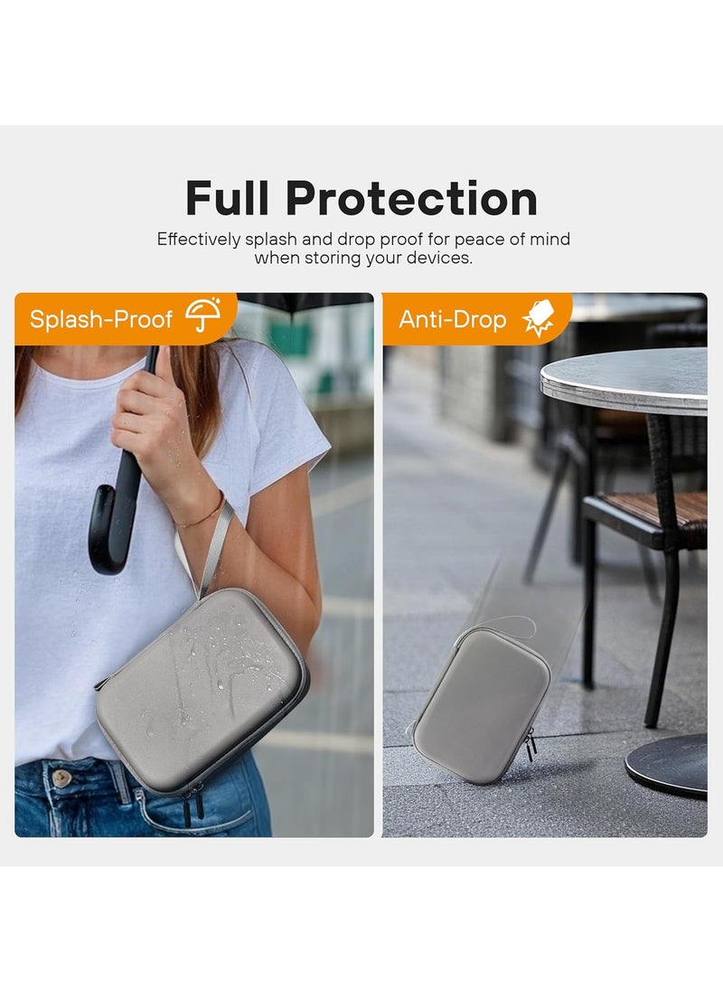 Carry Case for Osmo Mobile 7P/Mobile 7, Portable Storage PU Shoulder Bag for DJI Osmo Mobile 7P Gimbal Stabilizer Accessories