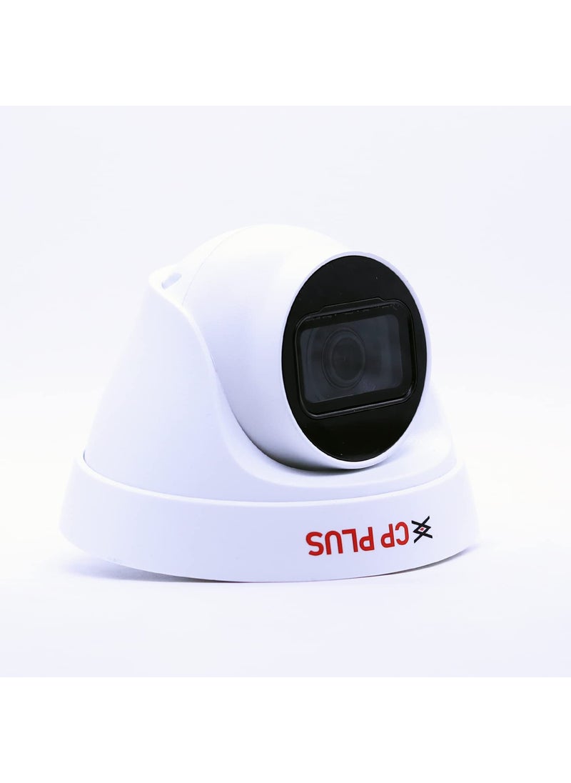CP PLUS 2MP Full HD IR Network Dome Camera - 30Mtr | 3.6mm Fixed Lens | nstastream and H.264+ Dual-Stream encoding | IR Range of 30 Mtrs, IP67 | Support Built-in Mic - CP-UNC-DA21PL3C-V3