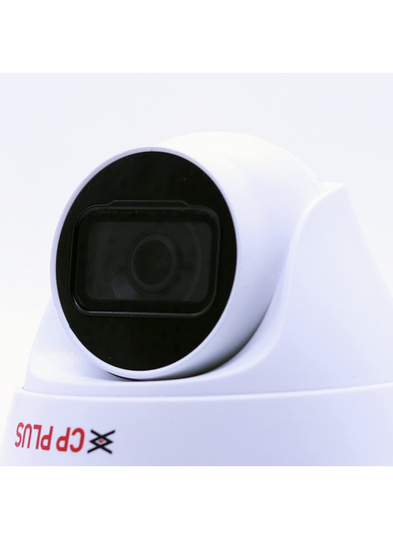 CP PLUS 2MP Full HD IR Network Dome Camera - 30Mtr | 3.6mm Fixed Lens | nstastream and H.264+ Dual-Stream encoding | IR Range of 30 Mtrs, IP67 | Support Built-in Mic - CP-UNC-DA21PL3C-V3