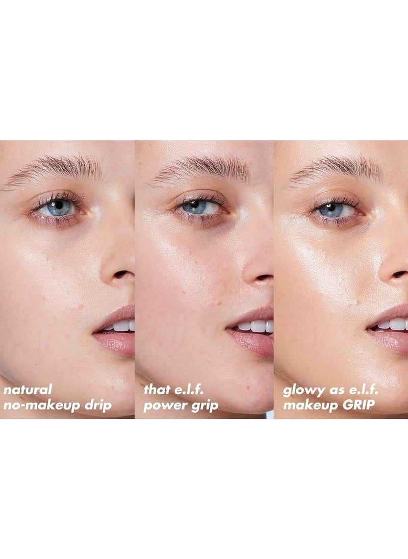 power grip primer with 4 percent niacinamide gel based hydrating face primer evens skin brightens grips makeup vegan and cruelty free 0 point 8 fl oz pink