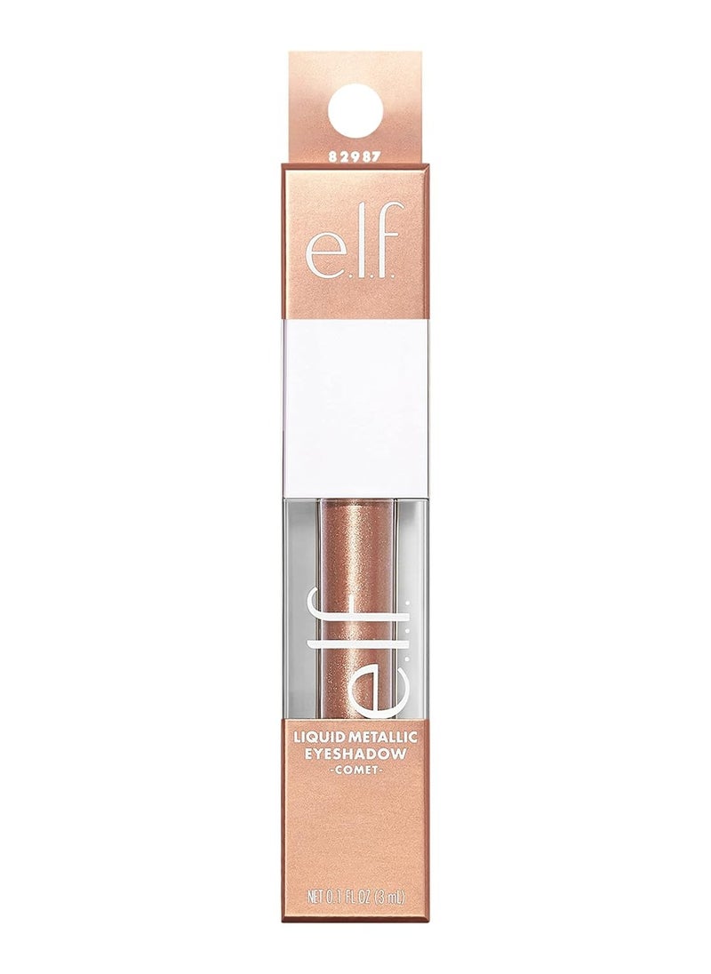 liquid metallic eyeshadow quick-drying long-lasting gel-based formula one-swipe pigmented coverage vegan cruelty-free comet