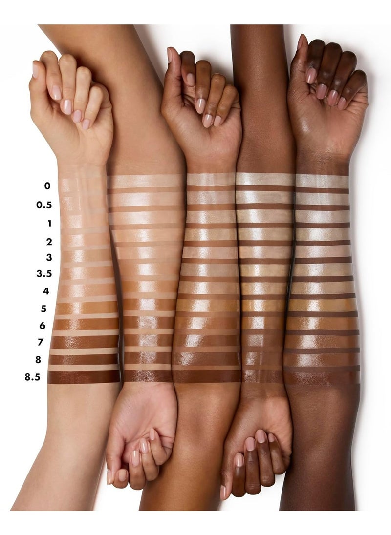 halo glow liquid filter complexion booster for glowing soft focus look infused with hyaluronic acid vegan and cruelty free 1 fair full size