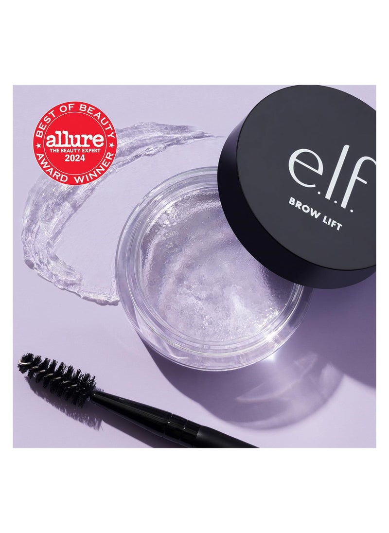brow lift clear eyebrow wax for shaping and hold creates fluffy feathered brows vegan cruelty free