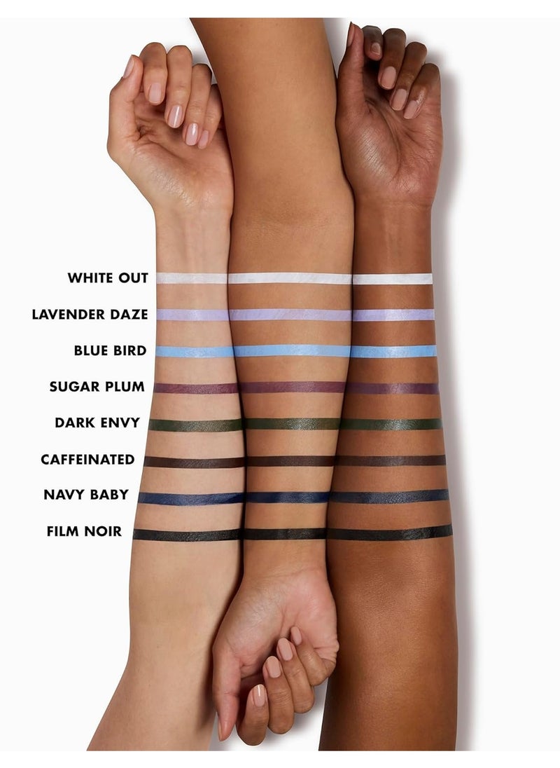 h2o proof inkwell eyeliner pen high-pigment waterproof liquid eyeliner matte finish vegan cruelty-free bluebird