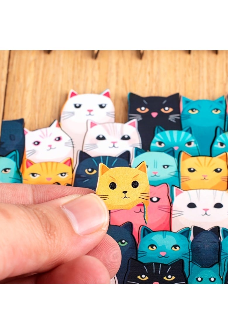 Ultra-Challenging Square Jigsaw Puzzle - Mixed Colors, Adhesive Board Material, Perfect for Adults u0026 Youngsters