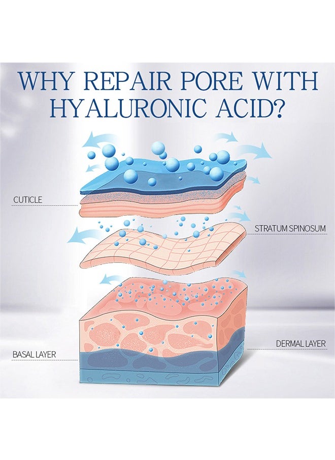 Hyaluronic Acid Serum for Face Hydrated, Facial Serum,Anti-Aging Skin Care ,Day and Night Moisturizing Essence for Face Anti Aging, 30ml