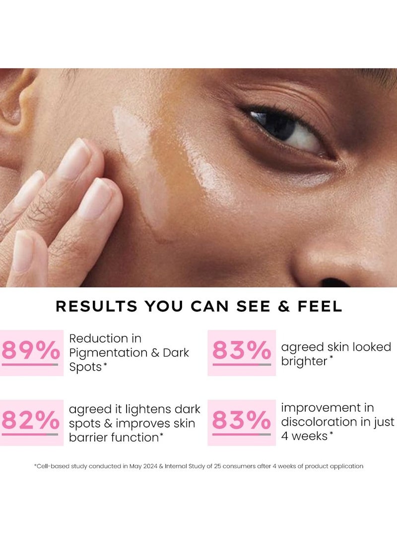 2% Alpha Arbutin Yuzu Bright Dark Spot Corrector Face Serum With 1% Kojic Acid | Reduces Dark Spots & Pigmentation | Even Tones & Brightens Skin | For Uneven & All Skin Types |Lightweight & Quick Absorbing - 30ml