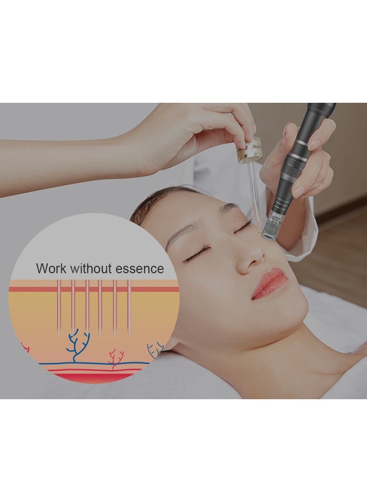 Ultima Professional Microneedling For Skin Care Tool Kit for Face and Body-Silver