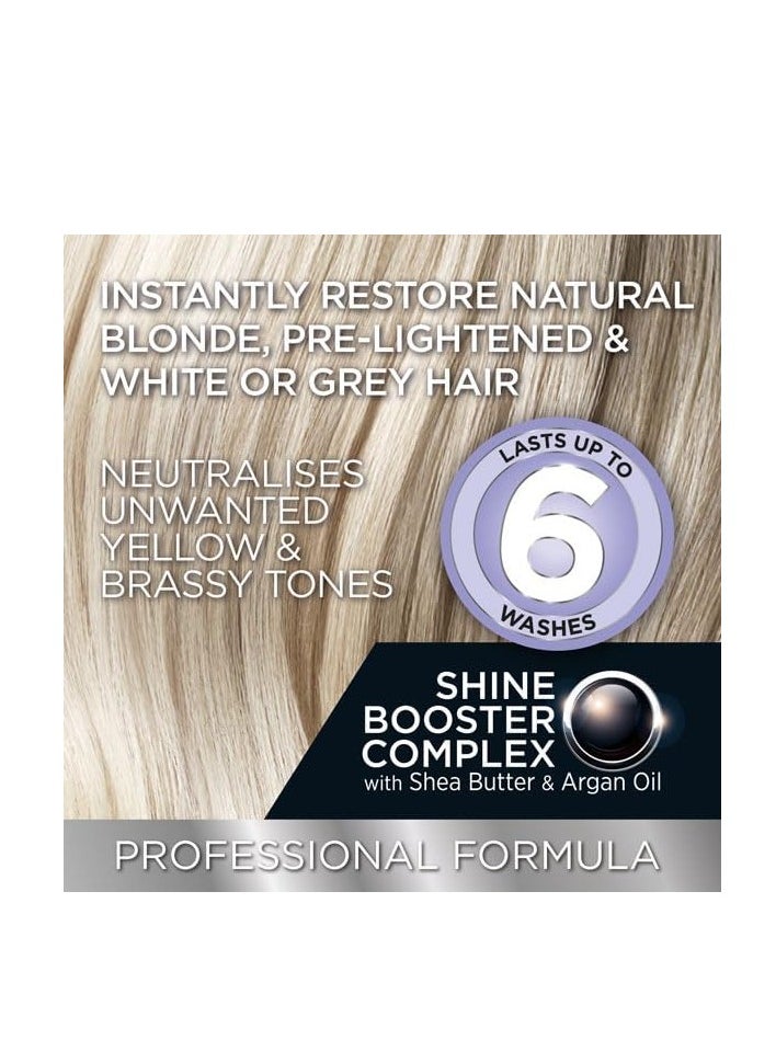 Colour Freedom Blonde Anti Yellow Toner Mask Semi Permanent Conditioning Treatment Neutralises Yellow and Brassy Tones for Naturally Light Bleached Grey and Coloured Hair 150ml