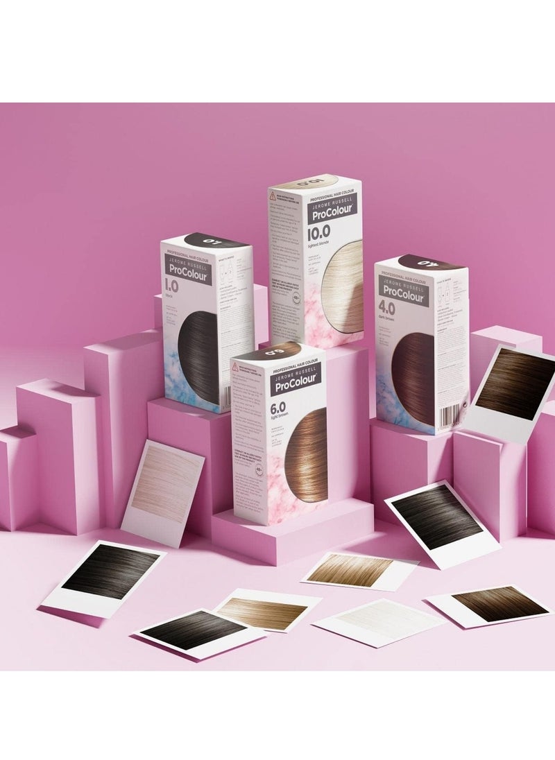 ProColour Brown 5.0 Permanent Hair Colour Ammonia Free Hair Dye for Full Grey Coverage Shine and Colour Retention with Brazil Nut Oil