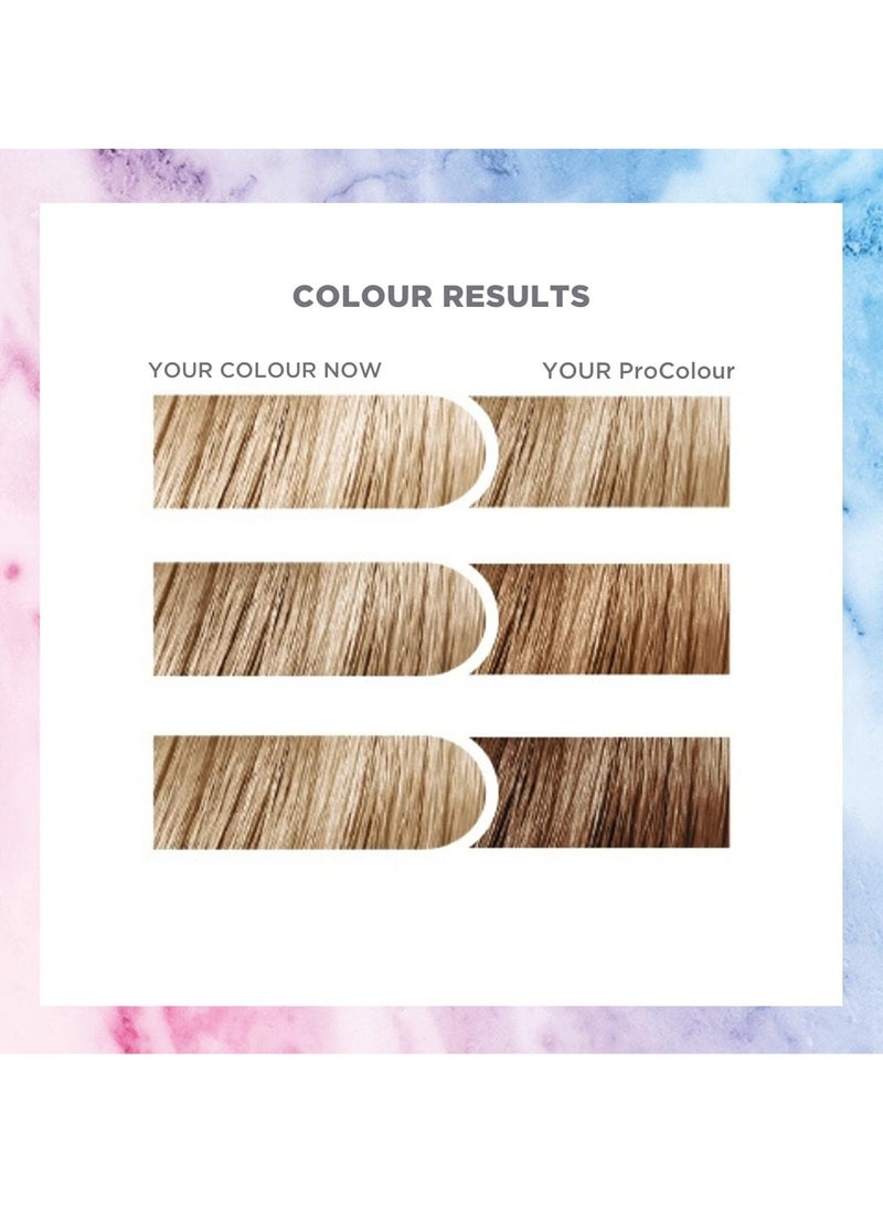 ProColour Dark Blonde 7.0 Permanent Hair Colour Ammonia Free Hair Dye for Full Grey Coverage Shine and Colour Retention with Brazil Nut Oil