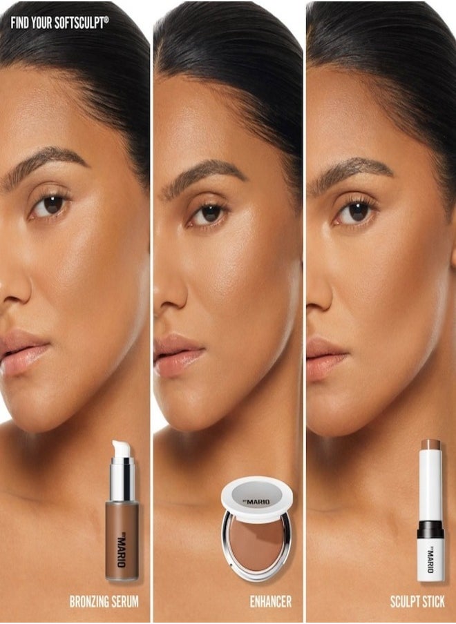 MAKEUP BY MARIO SoftSculpt® Cream Contour & Bronzer Stick - Medium - natural matte finish for light-medium to medium skin tones (warm golden),10.5g