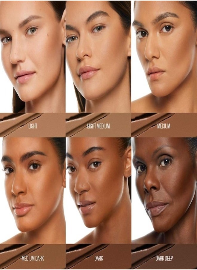 MAKEUP BY MARIO SoftSculpt® Cream Contour & Bronzer Stick - Medium - natural matte finish for light-medium to medium skin tones (warm golden),10.5g