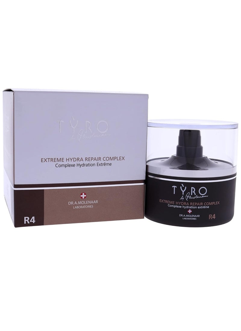 Tyro Extreme Hydra Repair Complex Cream - Reduces The Early Signs Of Aging - Smoothes Out Wrinkles And Fine Lines - For Revitalized And Perfect Looking Skin - For Dry And/Or Dehydrated Skin - 1.69 Oz