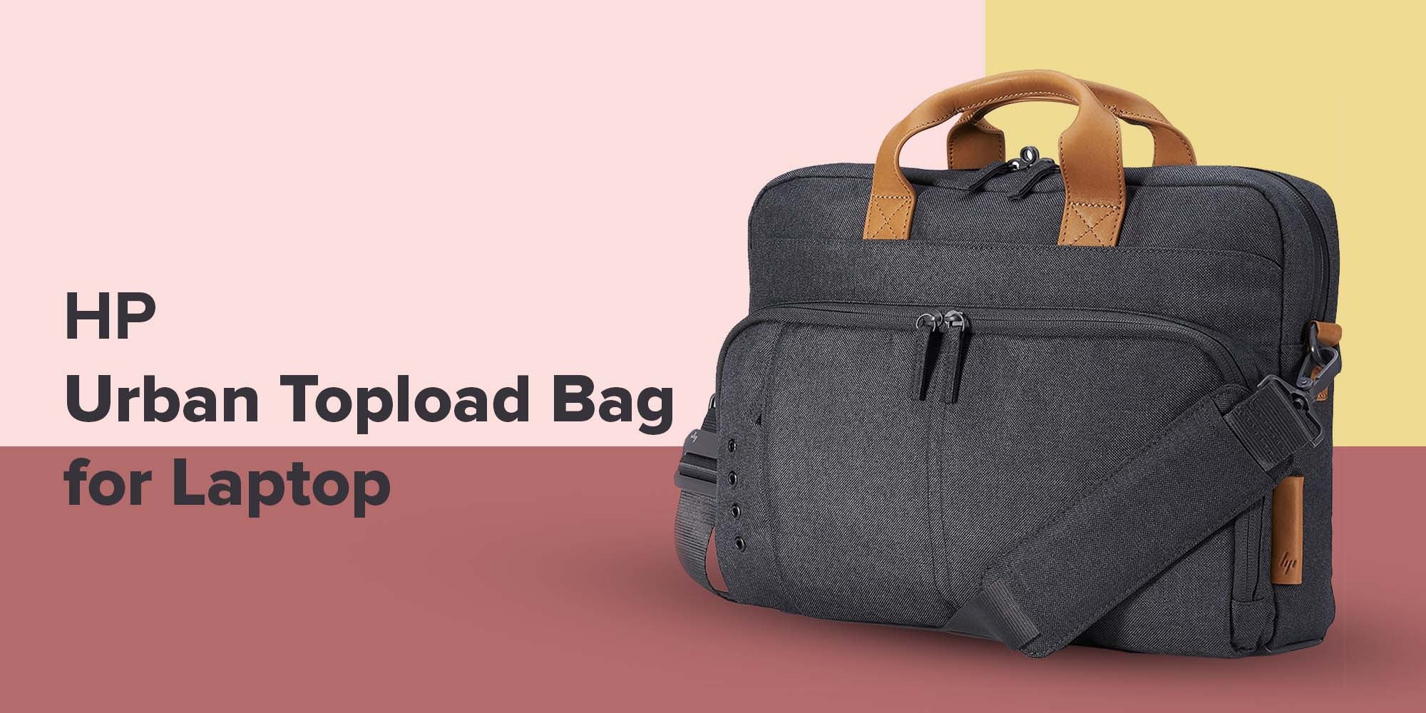 Urban Topload Bag For Laptop Brown/Charcoal Grey