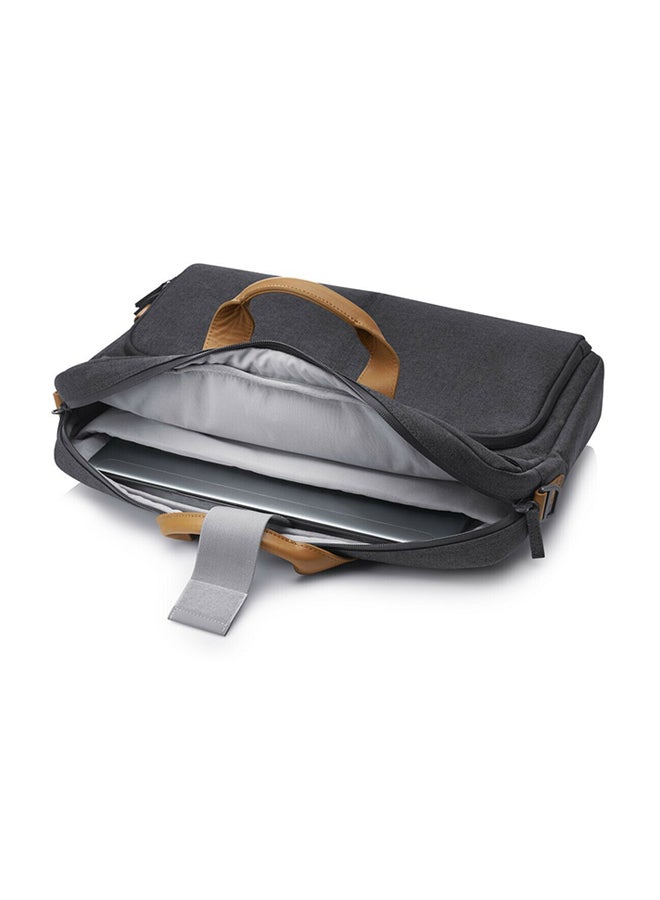 Urban Topload Bag For Laptop Brown/Charcoal Grey