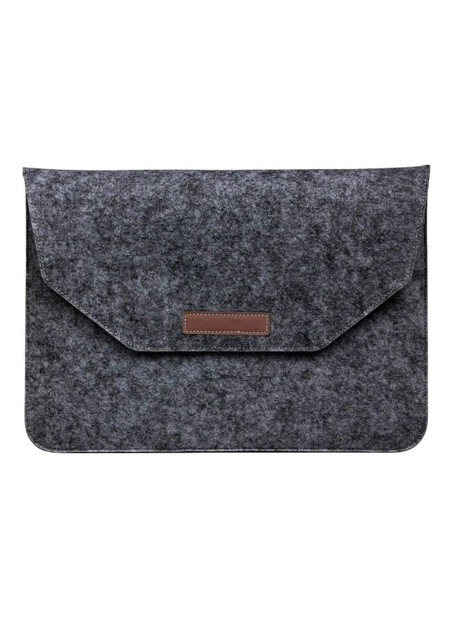 Protective Case For Apple MacBook Pro 13-Inch 2020/2019/2018 Black/Grey