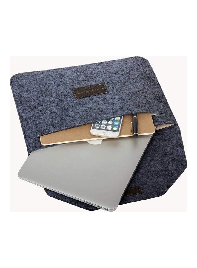 Protective Case For Apple MacBook Pro 13-Inch 2020/2019/2018 Black/Grey