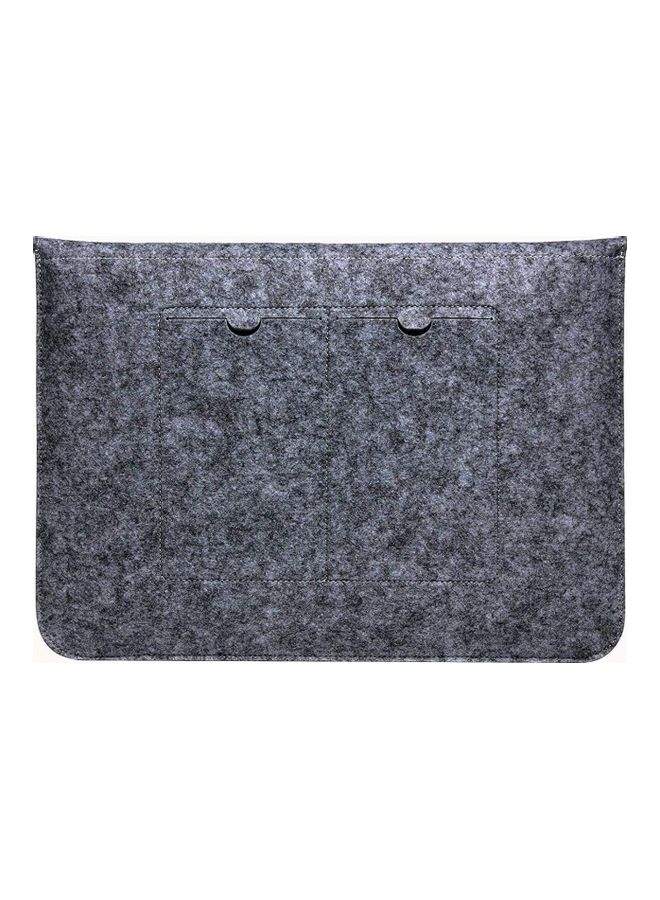 Protective Case For Apple MacBook Air 13-Inch Black/Grey