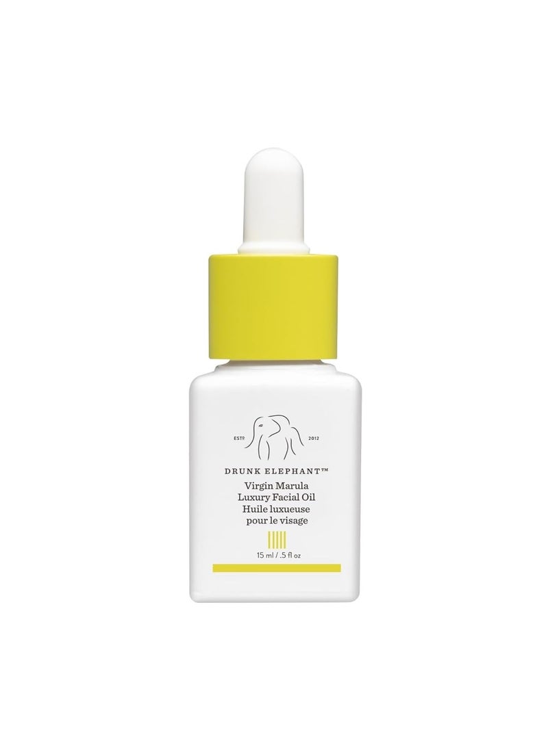 Drunk Elephant Virgin Marula Luxury Facial Oil - Face Oil - Clean Clinical Skincare - Cruelty-Free - Dermatologist-Tested - Free of Essential Oils, Silicones, and Fragrance