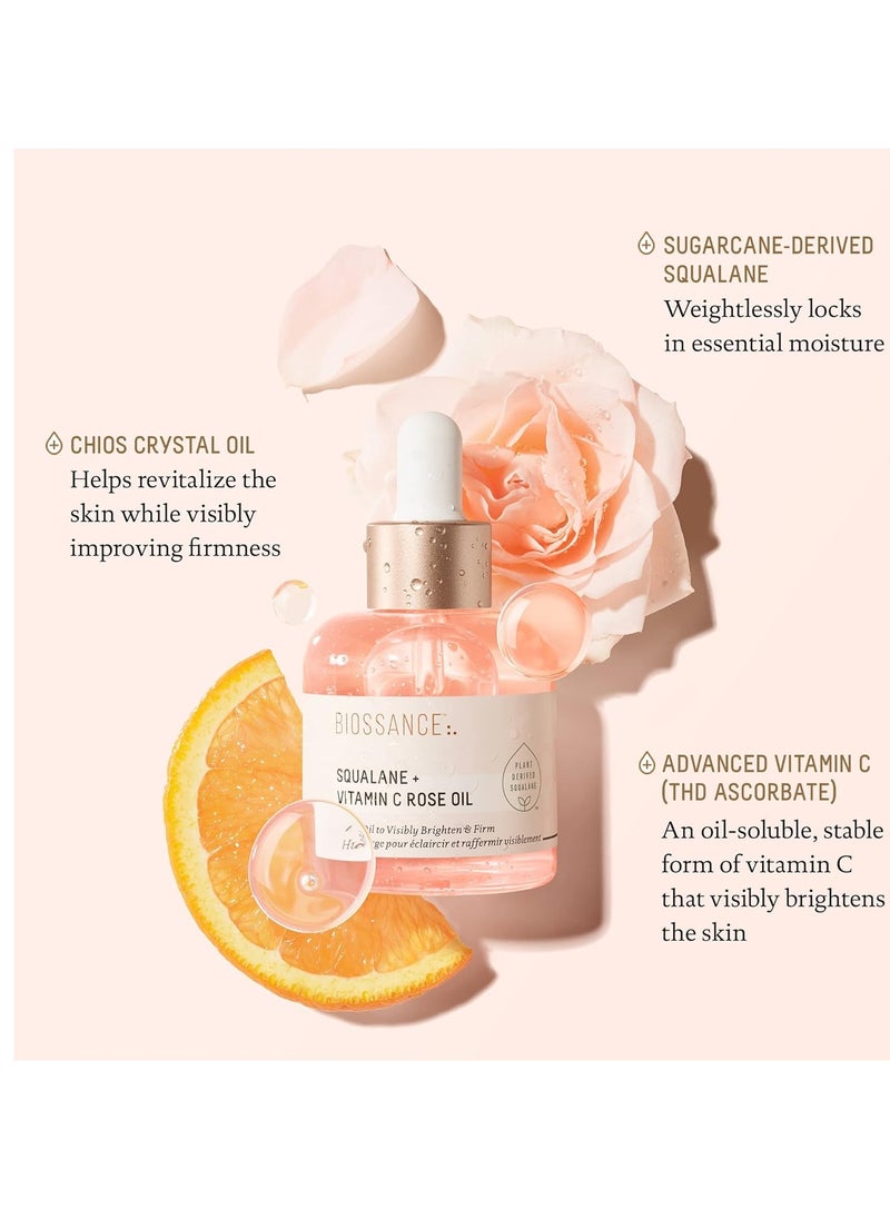 Squalane and Vitamin C Rose Oil