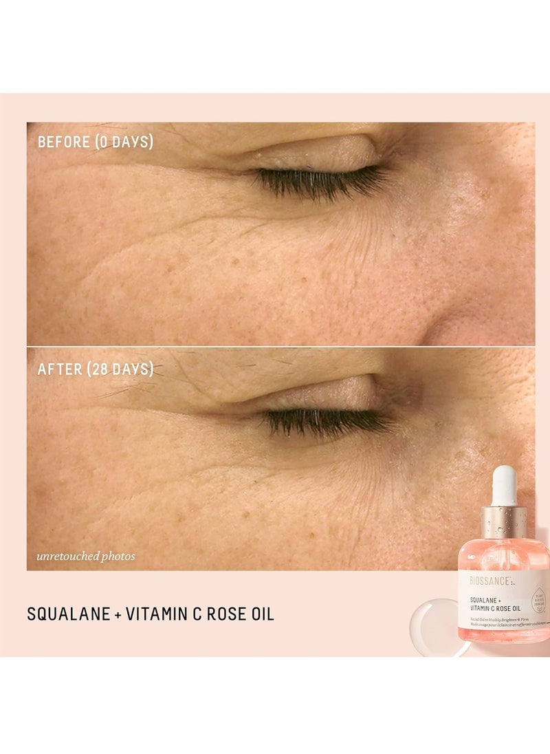 Squalane and Vitamin C Rose Oil