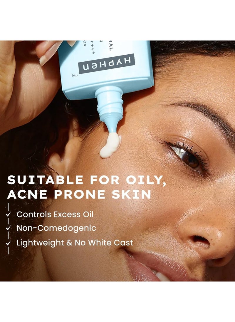 Sun Milk 100% Mineral Sunscreen Spf 50 Pa++++ Uv+ Bluelight Protection, 25% Nano Zinc Oxide | Sensitive, Acne Prone & Oily Skin, Water Resistant Sun Protect - 50 Ml