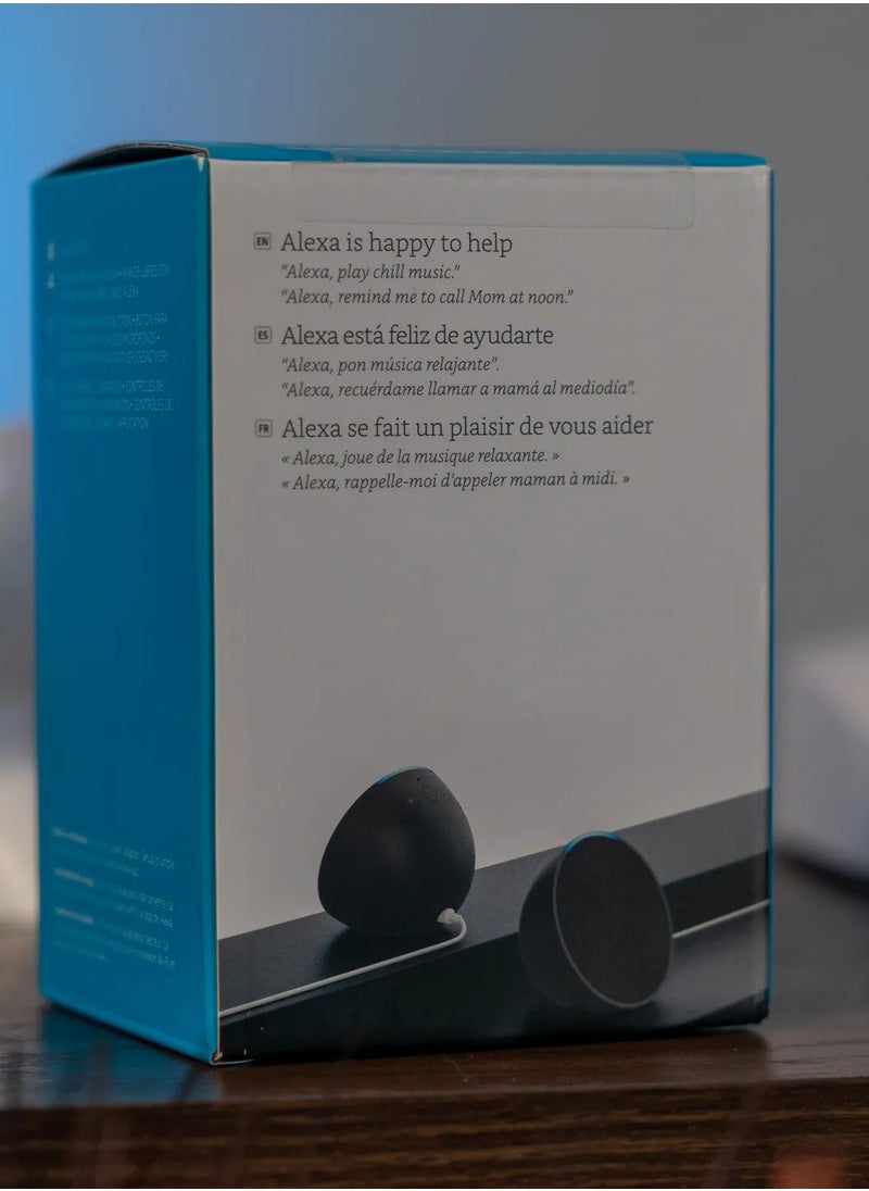 Echo Pop (1rd Gen) Full Sound Compact Smart Speaker with Alexa black