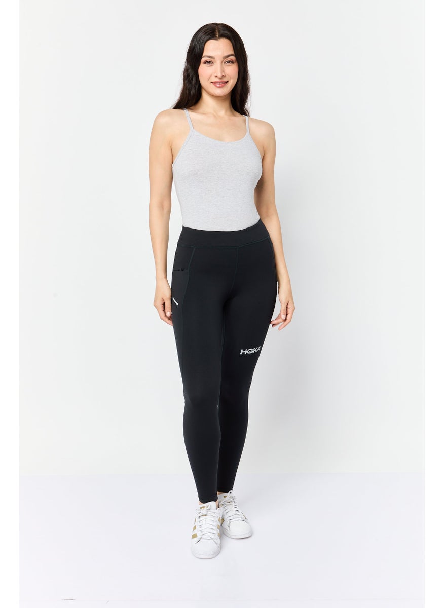 Women Sportswear Fit Training Leggings, Black