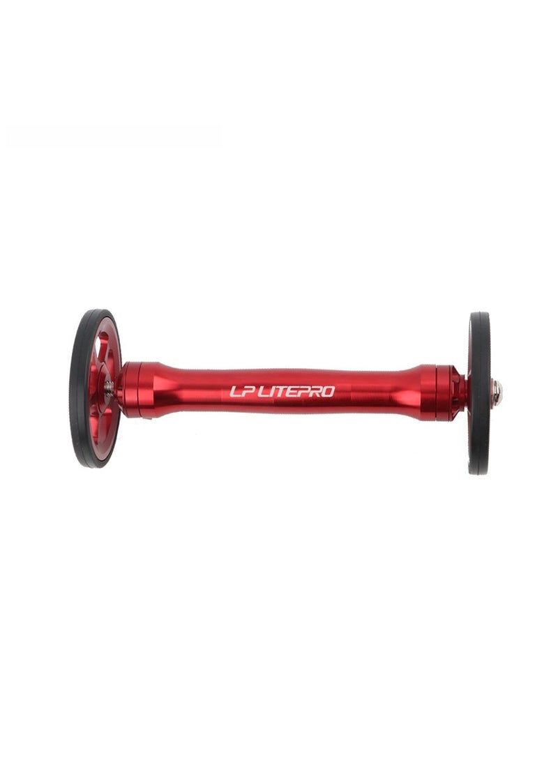 lp litepro is suitable for small cloth folding car modified aluminum alloy easy wheel extension rod telescopic rod Telescopic Rod + easy wheel Silver