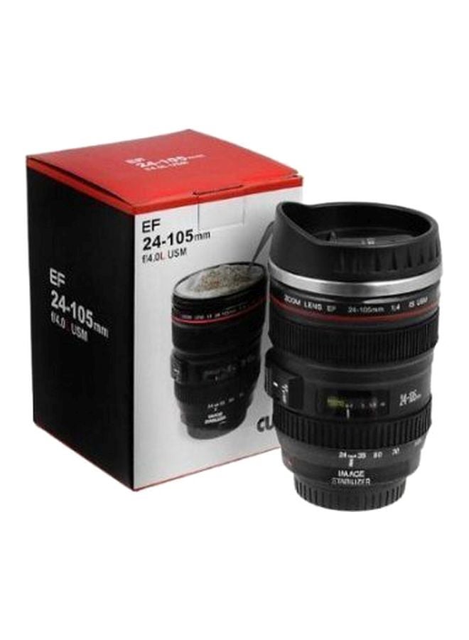 Camera Lens Mug Black/Silver/Red