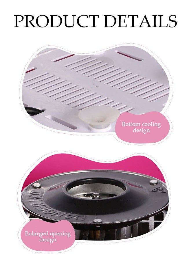 Mini electric cotton candy machine, portable cotton candy DIY machine, household non stick children's cotton candy machine, high temperature resistance, with heat dissipation base, suitable for family gatherings and celebrations