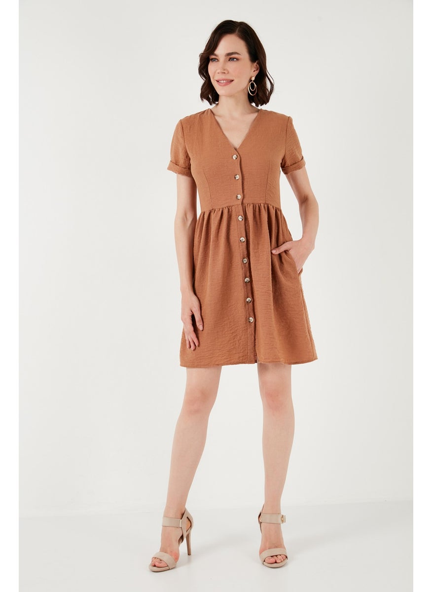 Button Front Dress
