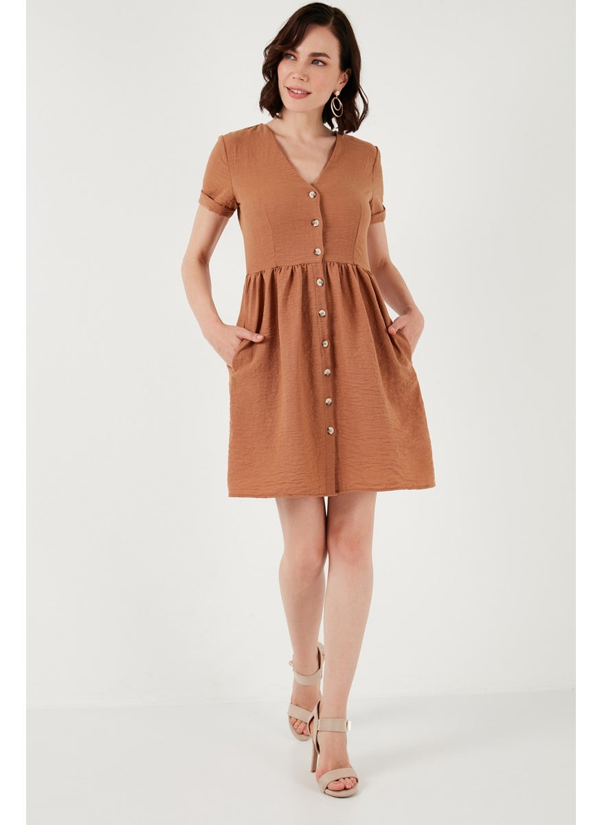 Button Front Dress
