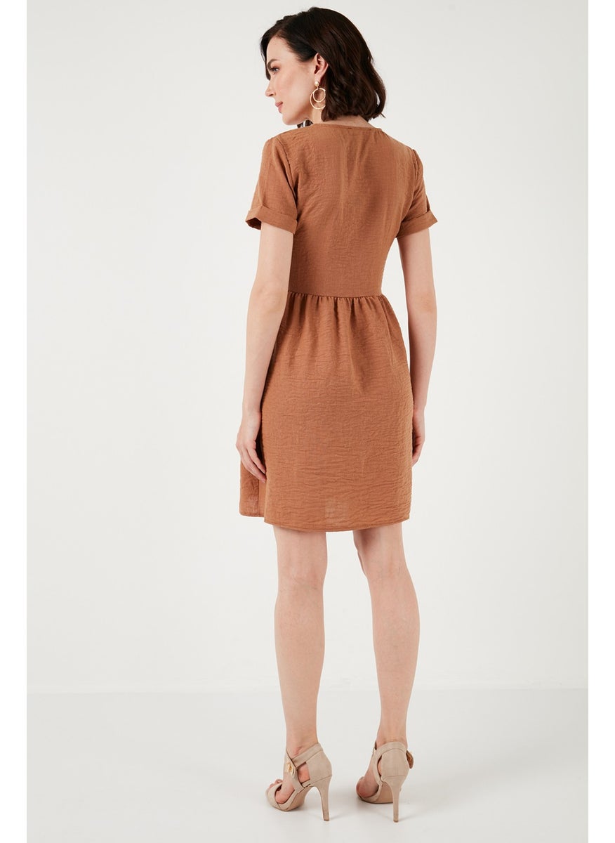 Button Front Dress