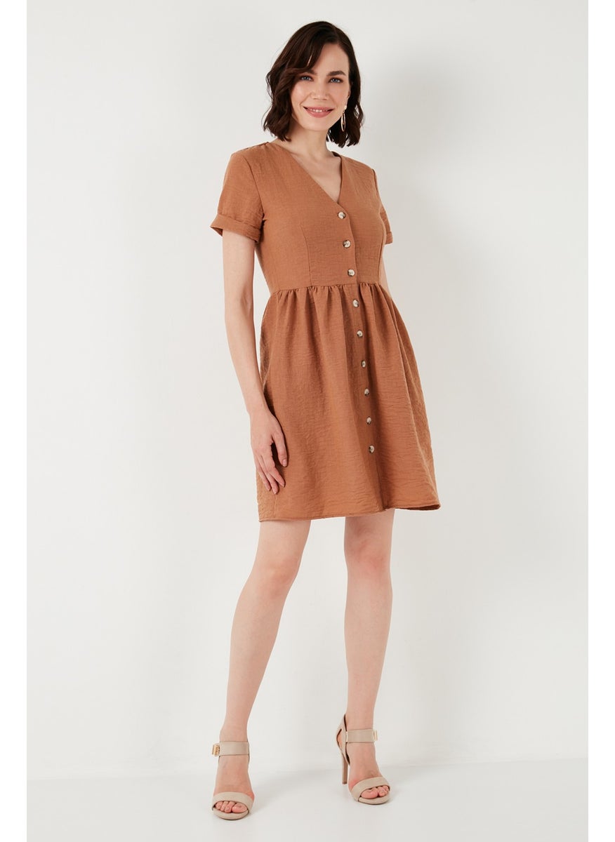 Button Front Dress