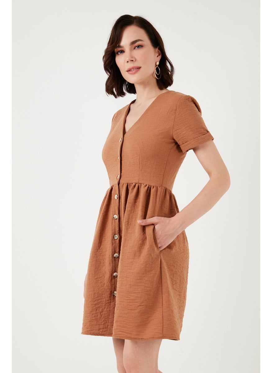 Button Front Dress