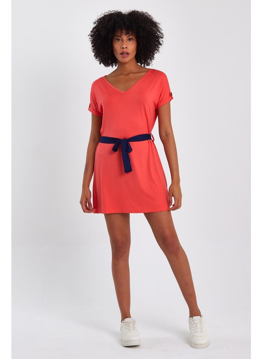Short Sleeve Tunic Dress (Tesco-20-00)