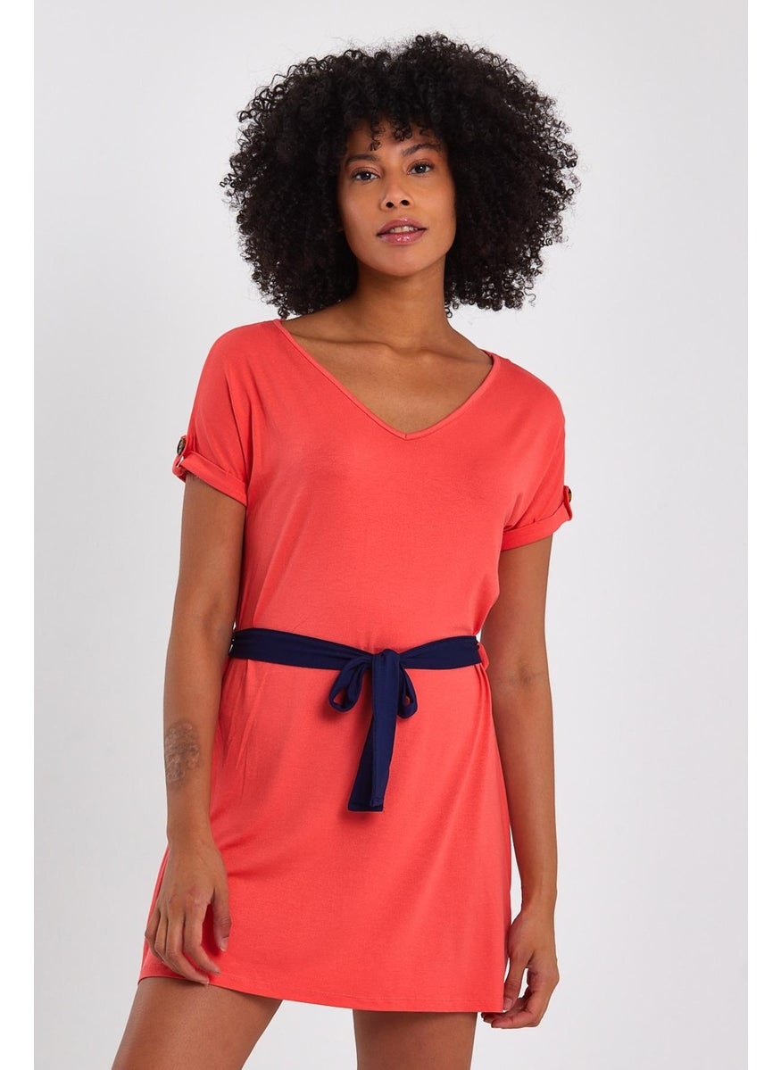 Short Sleeve Tunic Dress (Tesco-20-00)