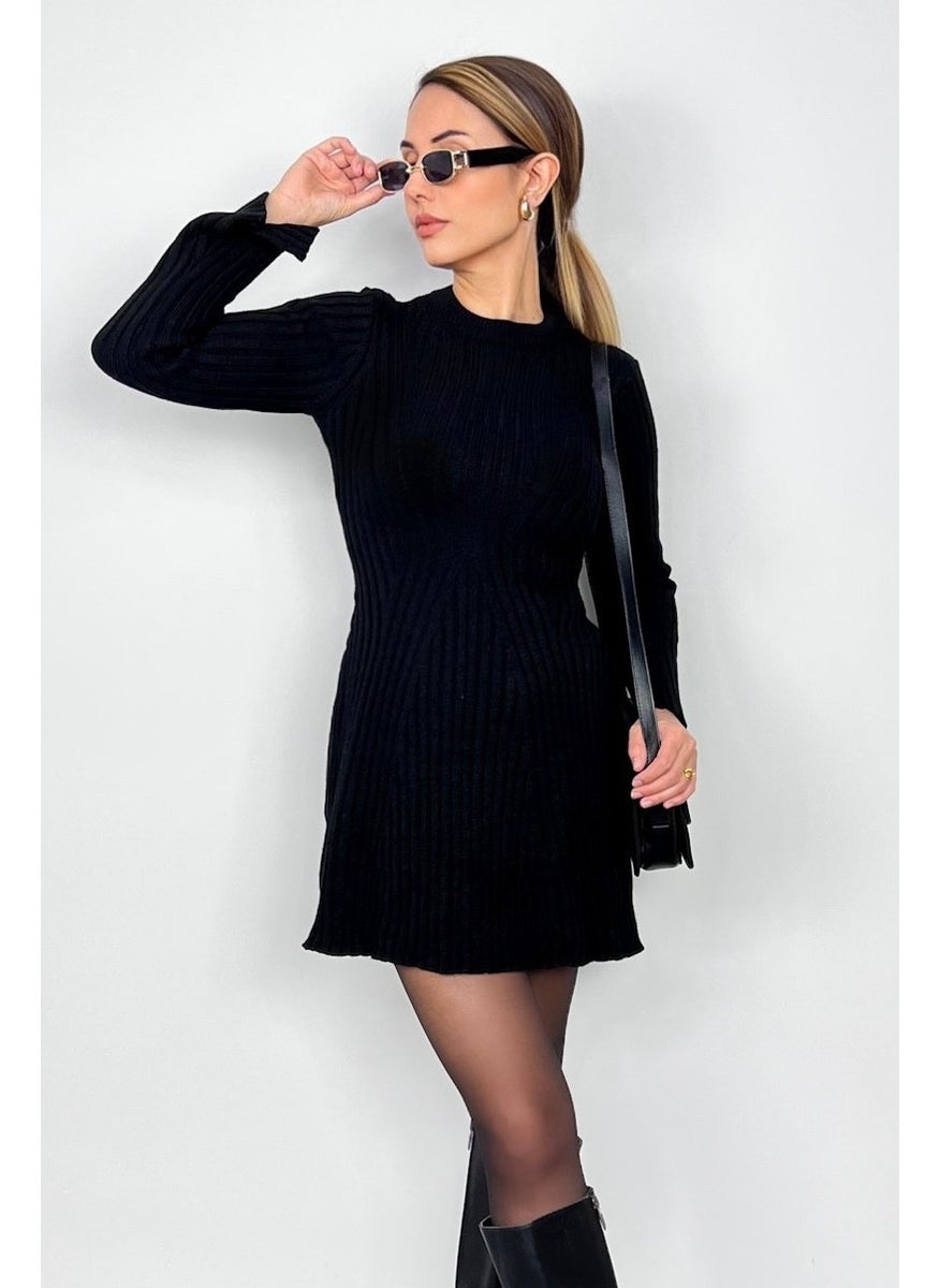 Women's Liala Black Knitted Dress