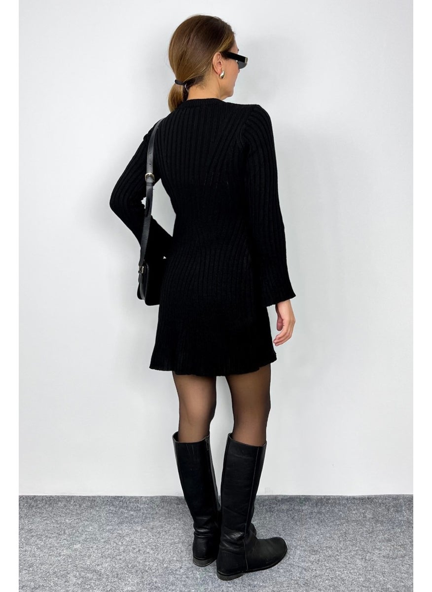 Women's Liala Black Knitted Dress