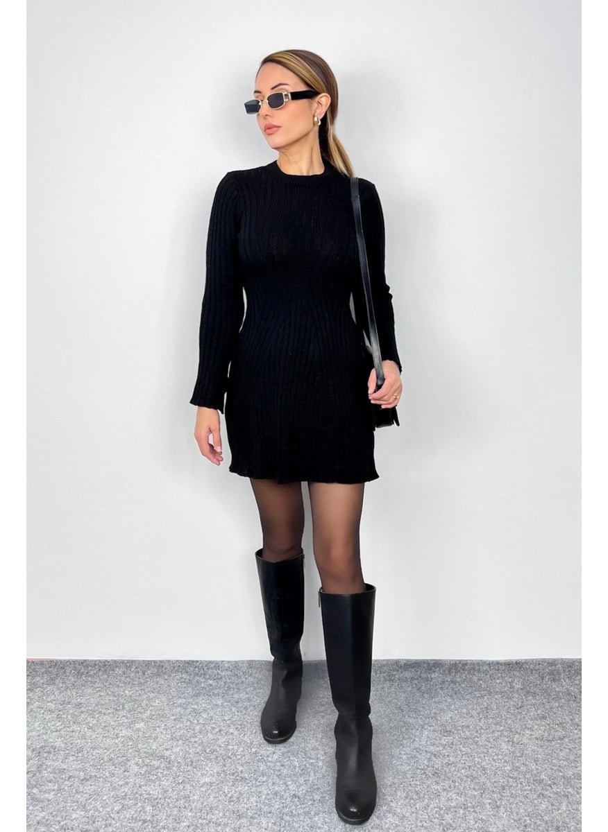 Women's Liala Black Knitted Dress