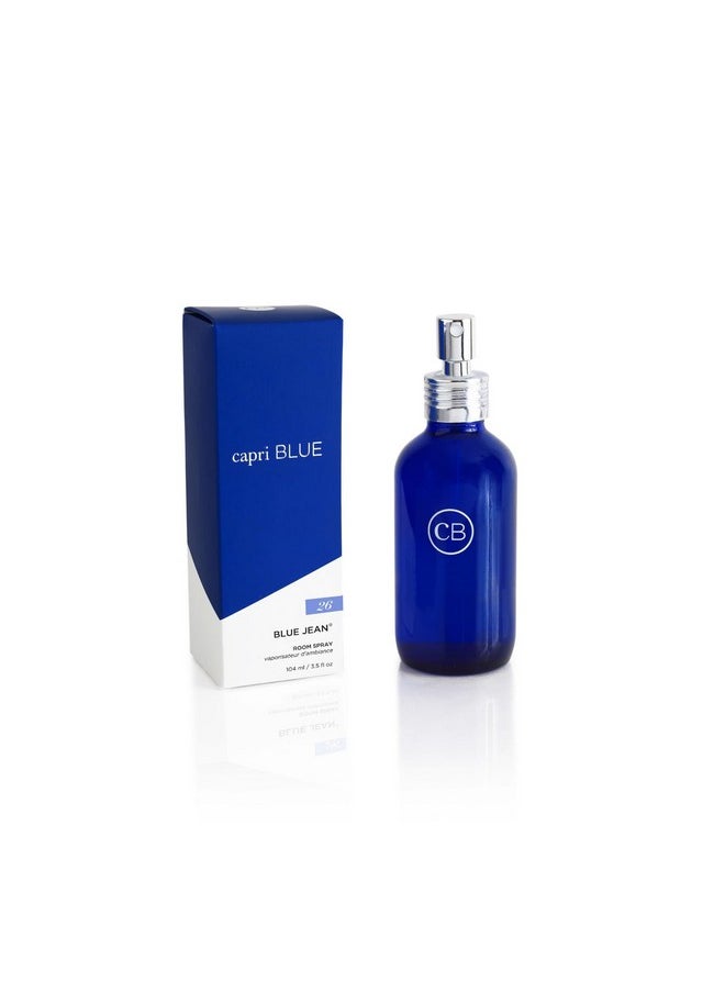Capri Blue Room Spray - Blue Jean Air Freshener Spray with Notes of Bergamot, White Flowers, Musk and Patchouli - Air Fresheners for Home - Linen Room Scents (3.5 oz)